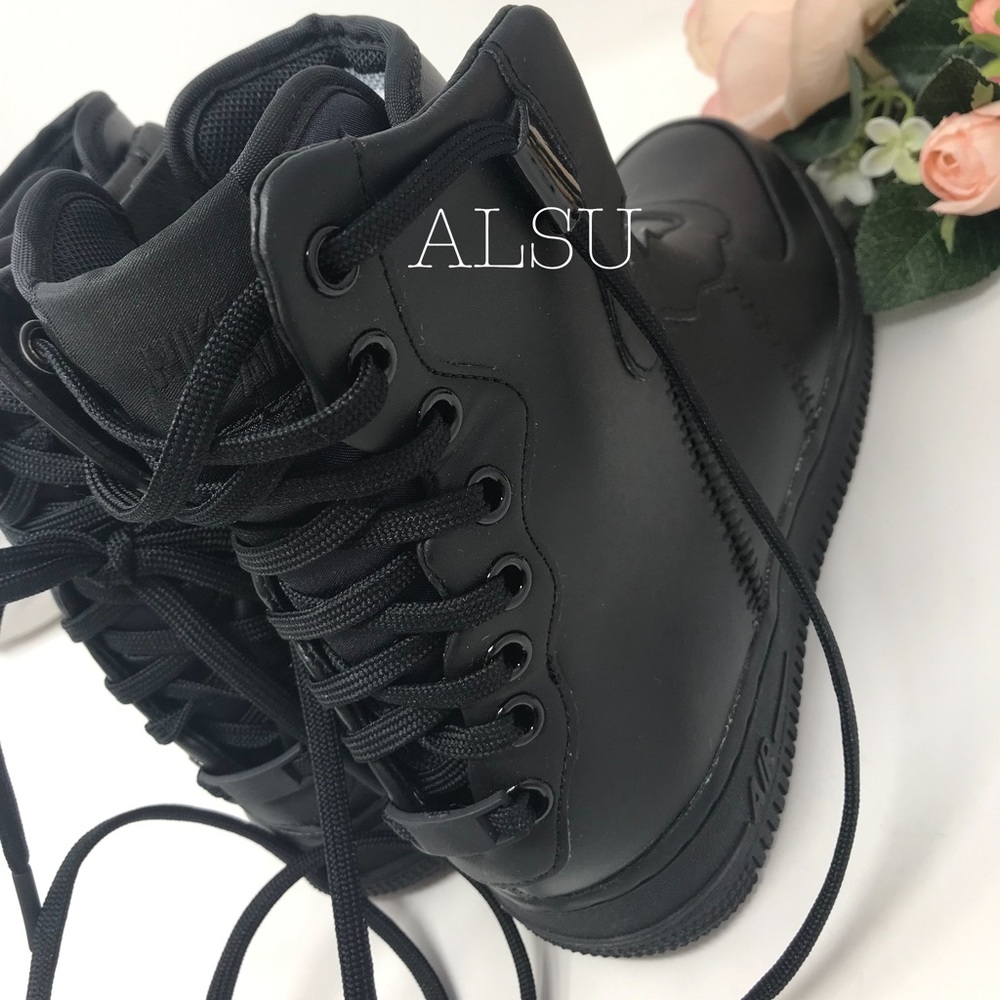 Nike Air 1 Force Rebel XX Leather Black W AUTHENT - Picture 6 of 8
